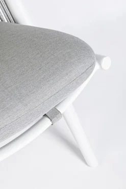 Outlet Bizzotto POLTRONA LOUNGE IN CORDA PER ESTERNO BIANCA XK03 - ALOHA NEW