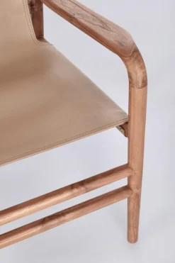 Hot Bizzotto POLTRONA LOUNGE IN PELLE TORTORA- CAROLINE