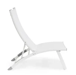 Sale Bizzotto POLTRONA LOUNGE RECLINABILE BIANCA - TAYLOR