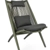 Outlet Bizzotto POLTRONA LOUNGE VERDE - ALOHA