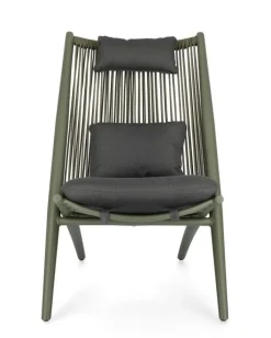Outlet Bizzotto POLTRONA LOUNGE VERDE - ALOHA
