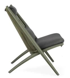 Outlet Bizzotto POLTRONA LOUNGE VERDE - ALOHA
