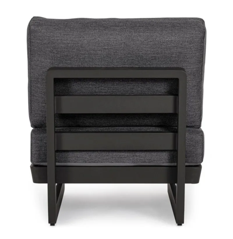 Best Bizzotto POLTRONA MODULARE IN ALLUMINIO ANTRACITE WG21 - INFINITY