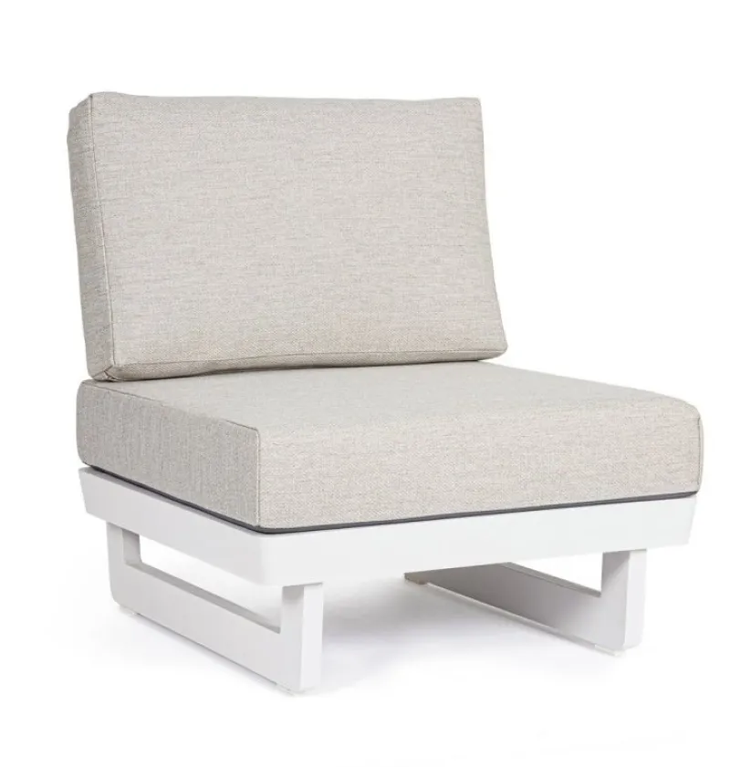 Hot Bizzotto POLTRONA MODULARE IN ALLUMINIO BIANCO WG20 - INFINITY