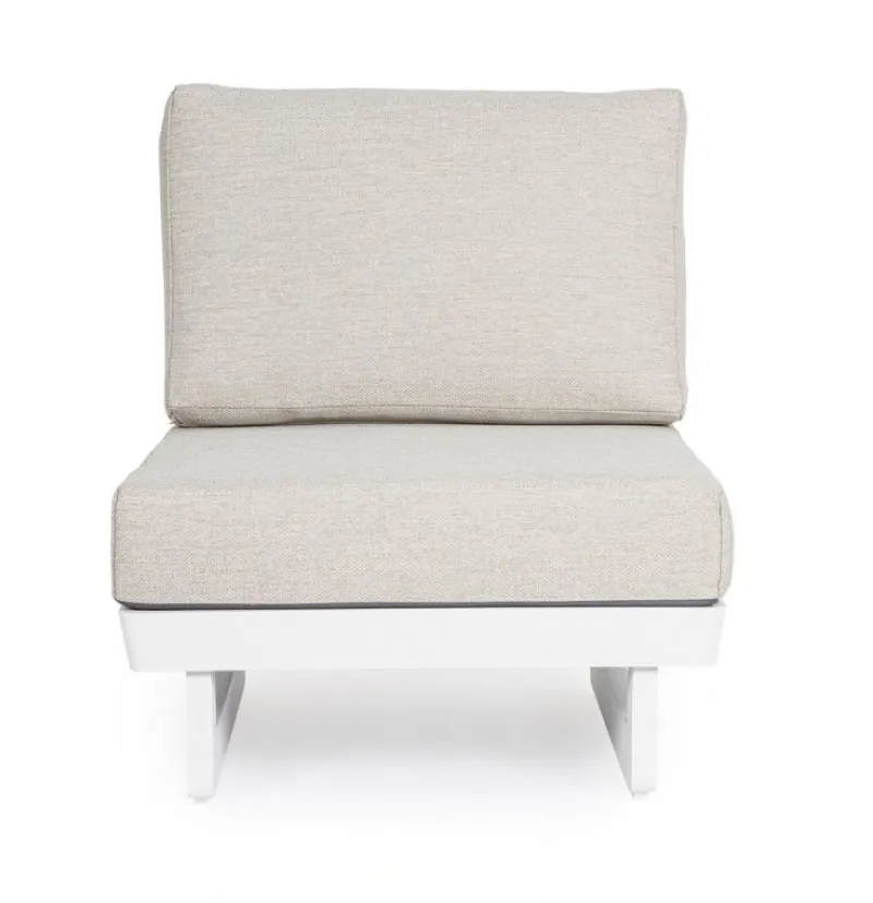 Hot Bizzotto POLTRONA MODULARE IN ALLUMINIO BIANCO WG20 - INFINITY