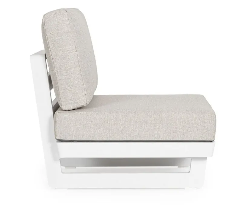 Hot Bizzotto POLTRONA MODULARE IN ALLUMINIO BIANCO WG20 - INFINITY