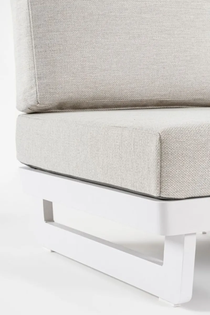 Hot Bizzotto POLTRONA MODULARE IN ALLUMINIO BIANCO WG20 - INFINITY