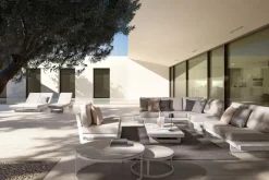 Hot Bizzotto POLTRONA MODULARE IN ALLUMINIO BIANCO WG20 - INFINITY