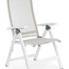 Online Bizzotto POLTRONA RECLINABILE IN ALLUMINIO PIEGHEVOLE BIANCA - CRUISE