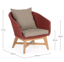 Clearance Bizzotto POLTRONA SCARLET - COACHELLA