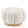 Hot Bizzotto POUF EFFETTO BOUCLE' NATURALE - FLOREL
