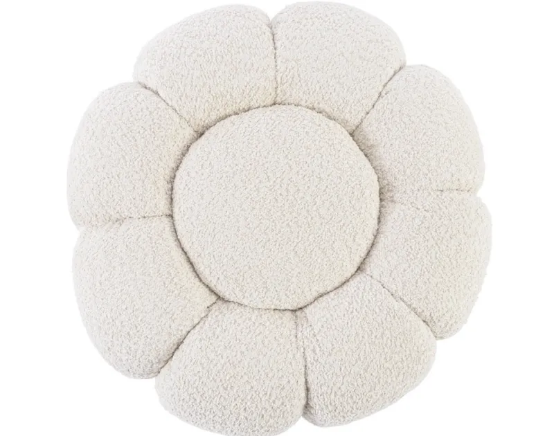 Hot Bizzotto POUF EFFETTO BOUCLE' NATURALE - FLOREL