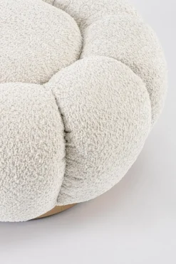 Hot Bizzotto POUF EFFETTO BOUCLE' NATURALE - FLOREL