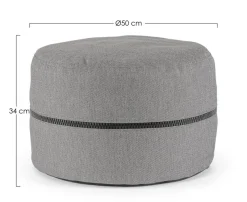 Best Bizzotto POUF GULIZAR SMOKY D50