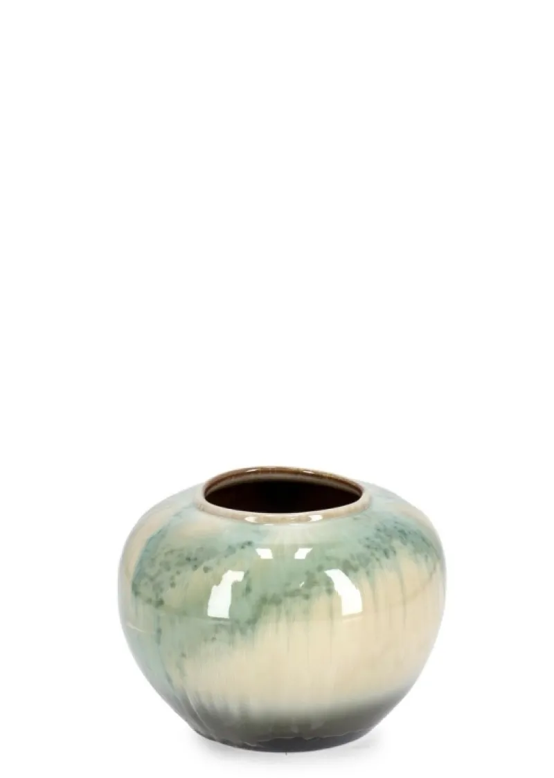 Hot Bizzotto P.VASO COIRA TONDO BIANCO AZZURRO D25