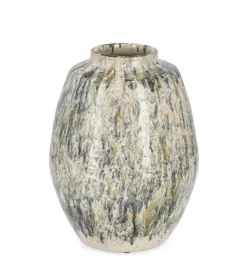 Discount Bizzotto P.VASO ESMA MELANGE VERDE BLU H41