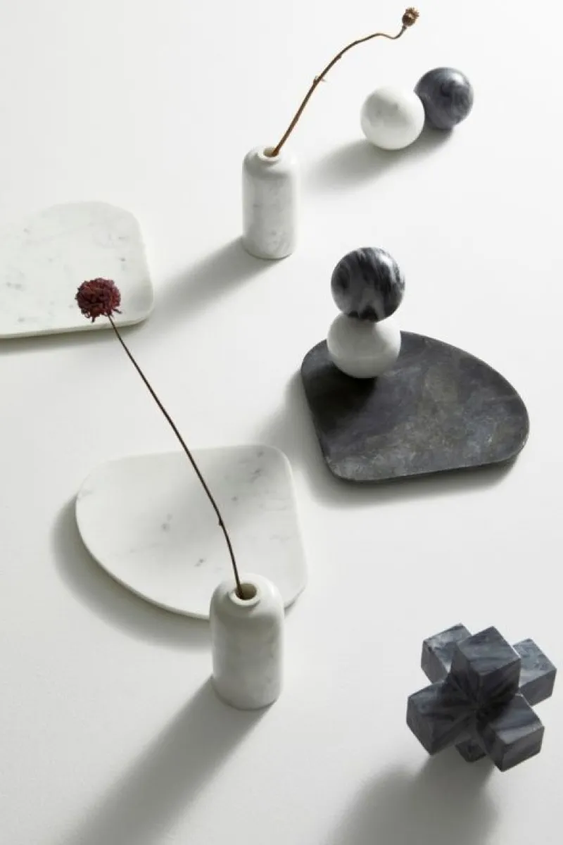 Bizzotto P.VASO KANDY TO MARMO BIANCO H15