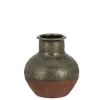 Outlet Bizzotto P.VASO KLAS TERRACOTTA VERDE H35