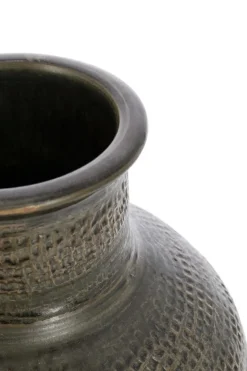 Outlet Bizzotto P.VASO KLAS TERRACOTTA VERDE H35