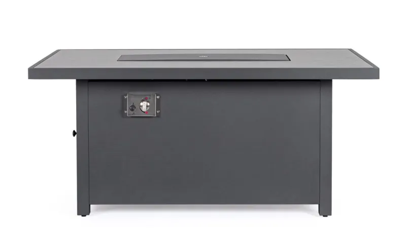 Clearance Bizzotto SALOTTO ANGOLARE IN ALLUMINIO ANTRACITE PG61 - HENDRIX