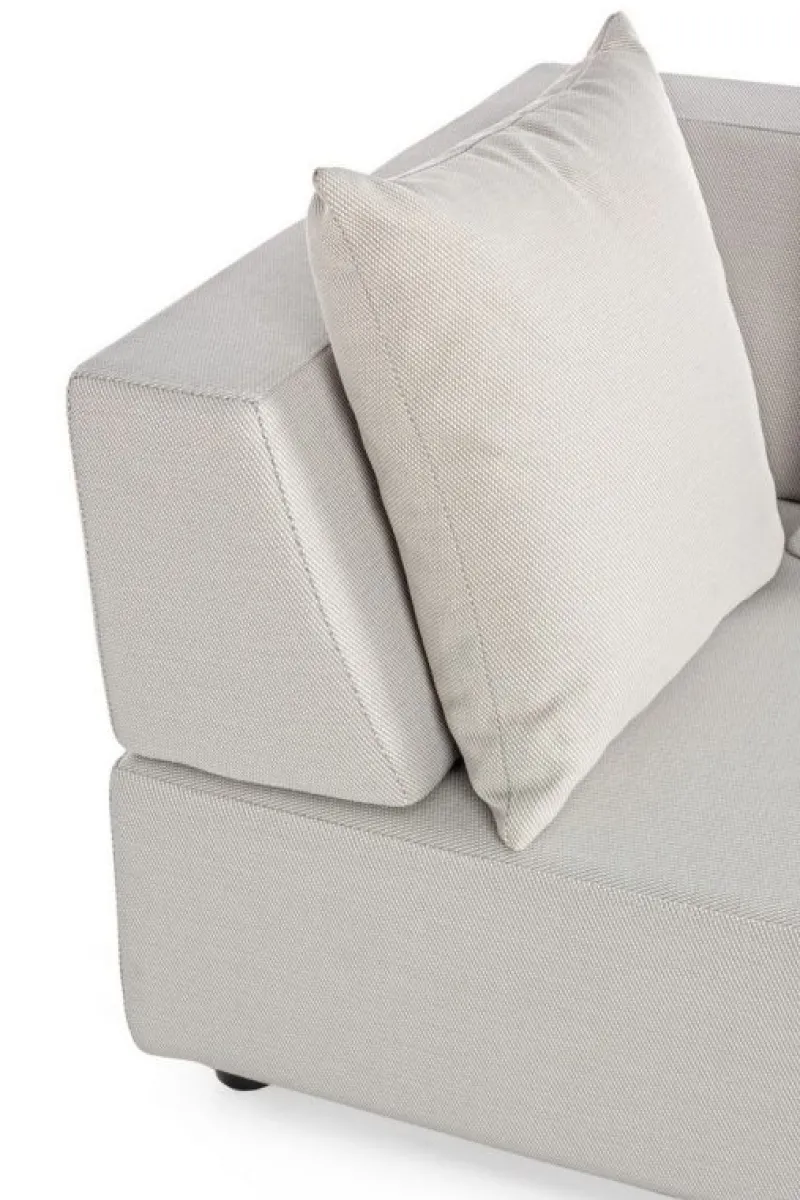 Hot Bizzotto SALOTTO ANGOLARE IN TESSUTO PER ESTERNO COLOR SABBIA - PIPER