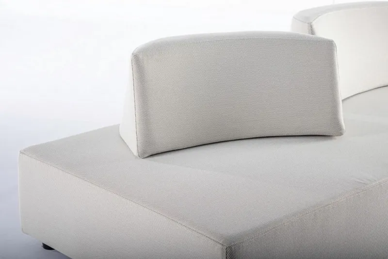 Hot Bizzotto SALOTTO ANGOLARE IN TESSUTO PER ESTERNO COLOR SABBIA - PIPER