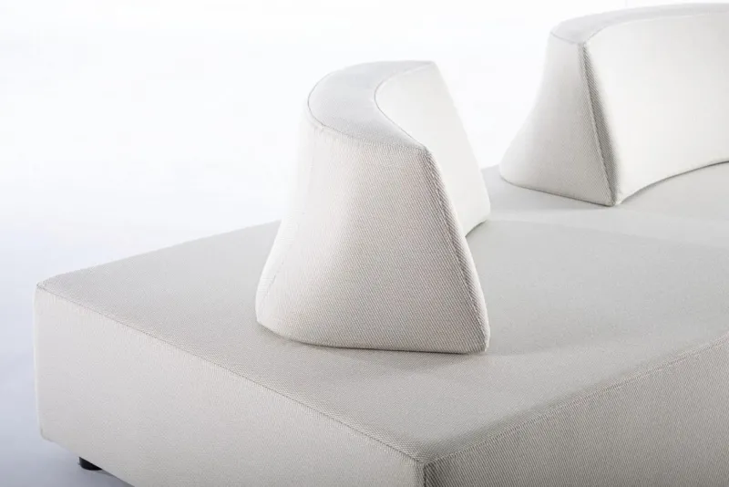 Hot Bizzotto SALOTTO ANGOLARE IN TESSUTO PER ESTERNO COLOR SABBIA - PIPER