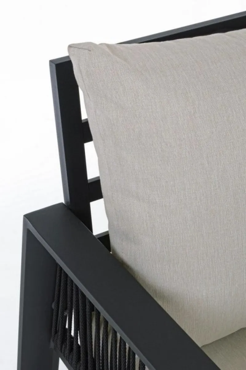 Hot Bizzotto SALOTTO IN ALLUMINIO ANTRACITE LH32 - CAPTIVA