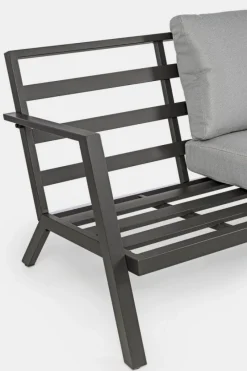 Bizzotto SALOTTO IN ALLUMINIO ANTRACITE YK13 - HARLEY