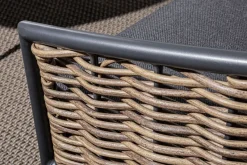 Discount Bizzotto SALOTTO IN FIBRA SINTETICA ANTRACITE YK13 - MARIBELA