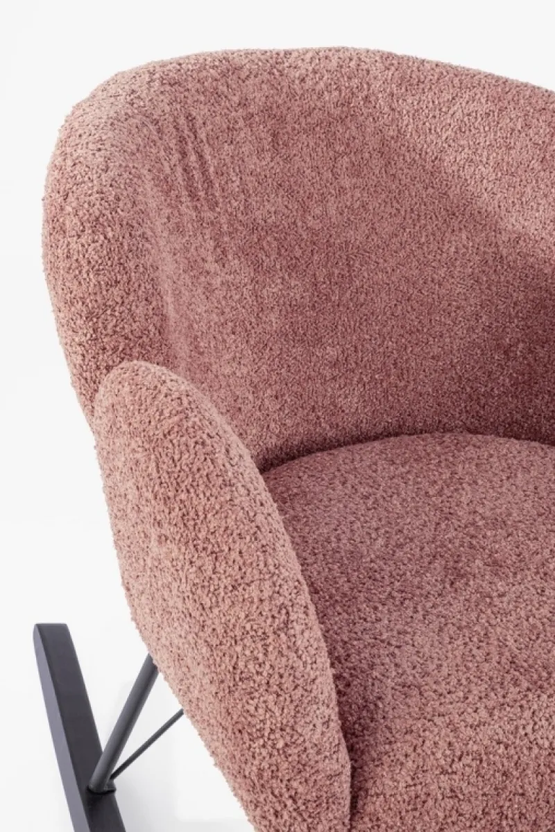 Hot Bizzotto SEDIA A DONDOLO EFFETTO BOUCLE' CANYON - SIBILLA