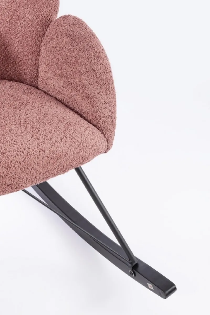 Hot Bizzotto SEDIA A DONDOLO EFFETTO BOUCLE' CANYON - SIBILLA