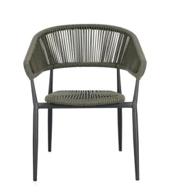 Hot Bizzotto SEDIA C-BR ALGAIDA ANTRACITE/VERDE