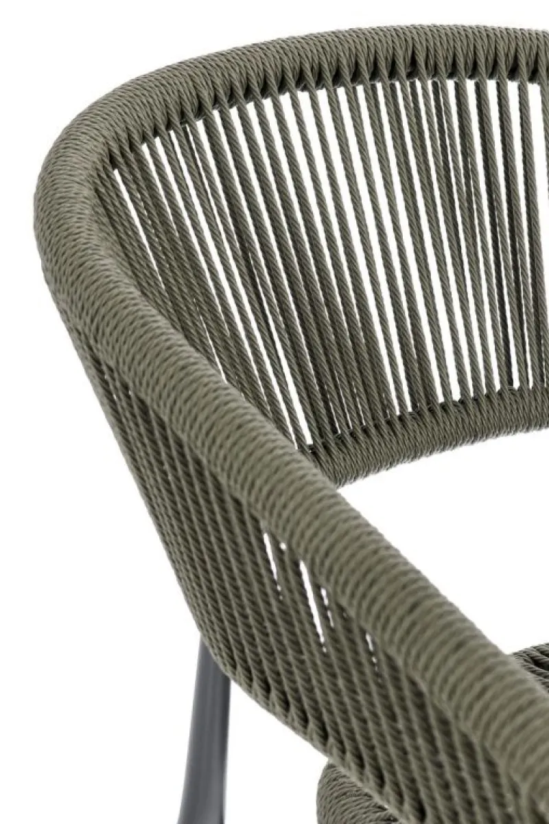 Hot Bizzotto SEDIA C-BR ALGAIDA ANTRACITE/VERDE