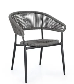 New Bizzotto SEDIA C-BR ALGAIDA ANTRACITE/GRIGIO