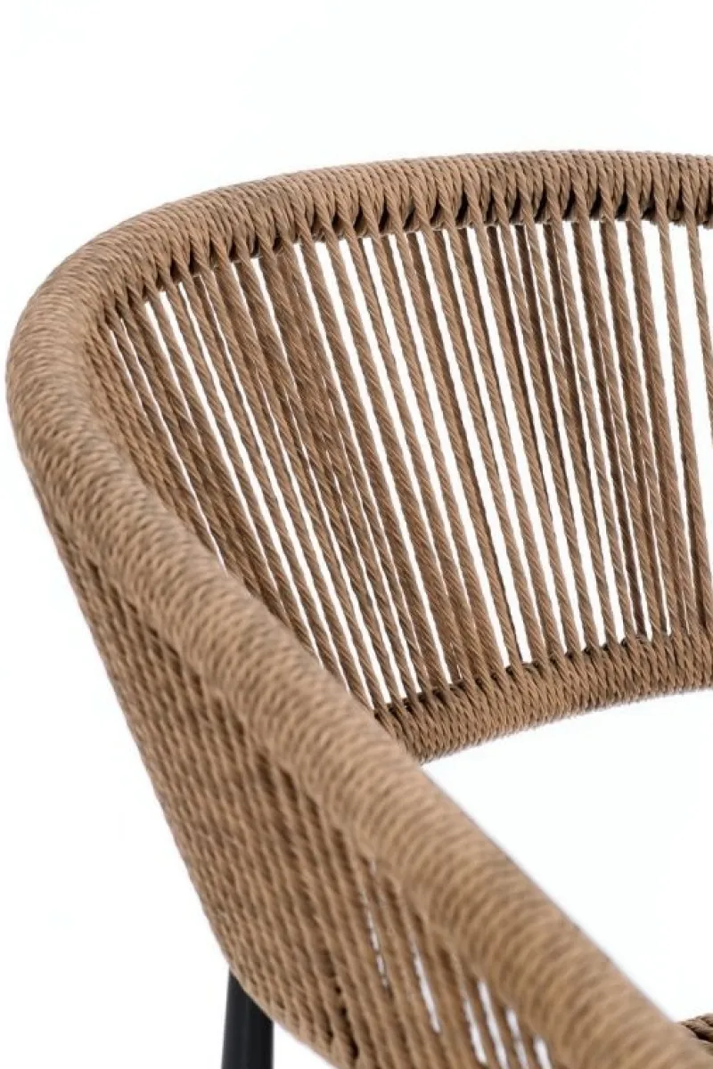 Hot Bizzotto SEDIA C-BR ALGAIDA ANTRACITE/NATURAL