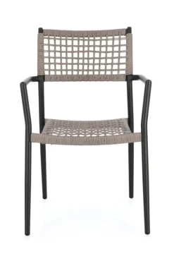 Outlet Bizzotto SEDIA C-BR CALETA ANTRACITE/KHAKI