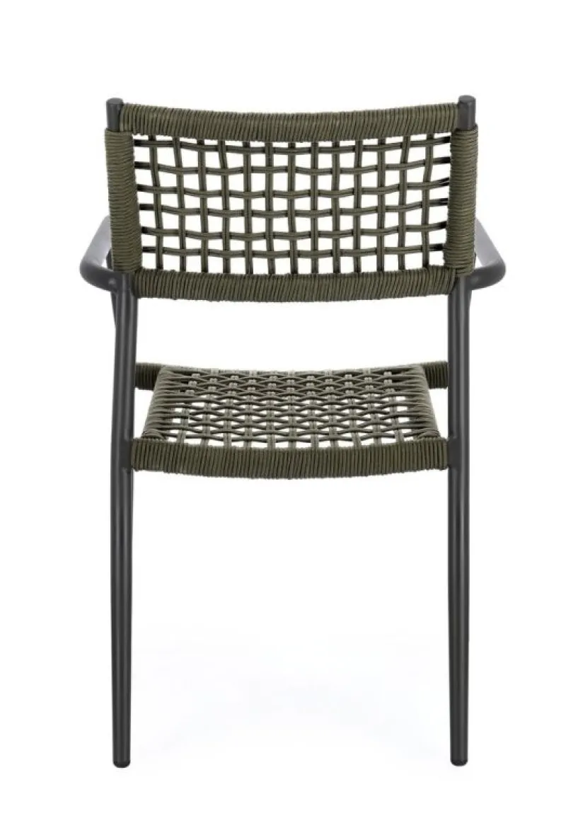 Bizzotto SEDIA C-BR CALETA ANTRACITE/VERDE