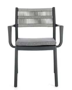 Hot Bizzotto SEDIA C-BR C-C ALVIN ANTRACITE/GRIGIO CH