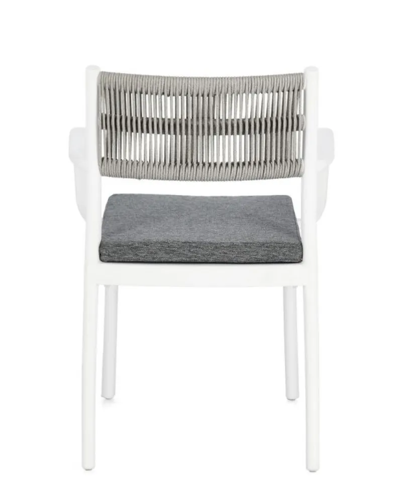 Clearance Bizzotto SEDIA C-BR C-C ALVIN BIANCO/GRIGIO CH.