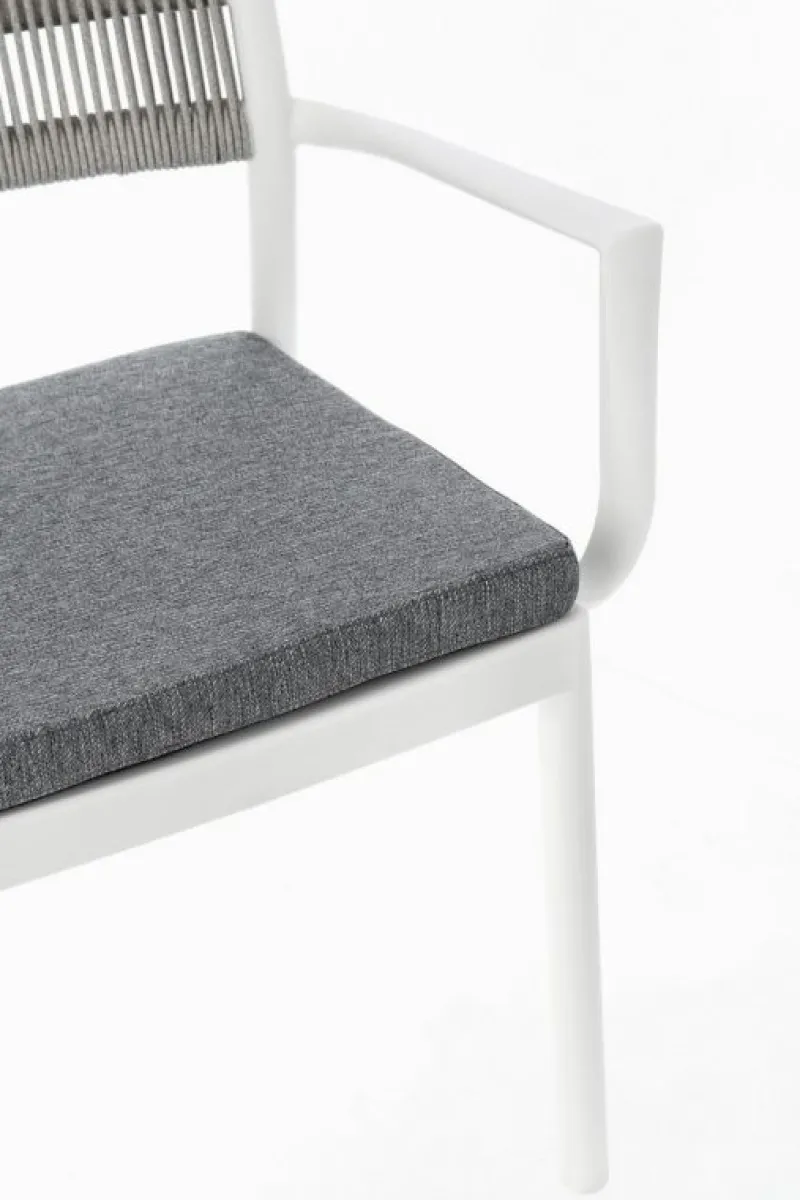 Clearance Bizzotto SEDIA C-BR C-C ALVIN BIANCO/GRIGIO CH.