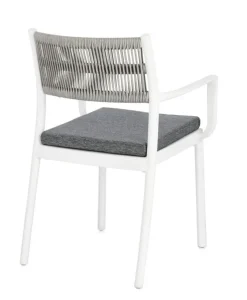 Clearance Bizzotto SEDIA C-BR C-C ALVIN BIANCO/GRIGIO CH.