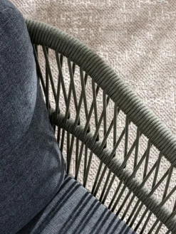 Discount Bizzotto SEDIA C-BR C-C GALDANA ANTRACITE/VERDE