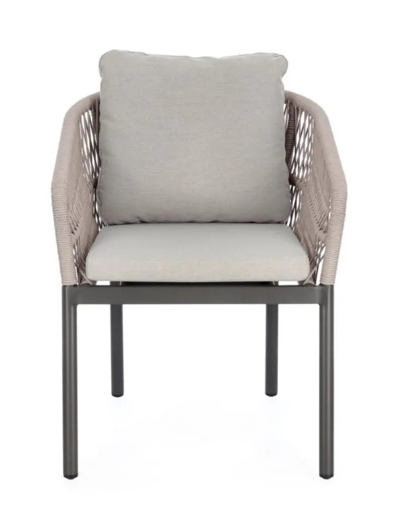 Hot Bizzotto SEDIA C-BR C-C GALDANA ANTRACITE/KHAKI