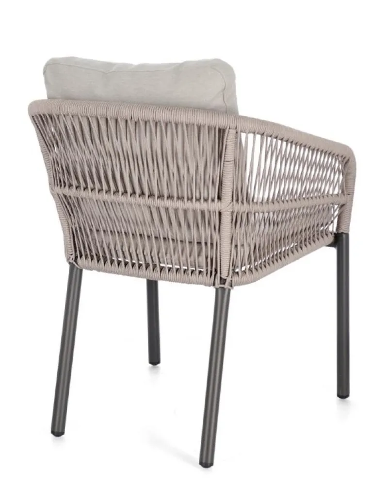 Hot Bizzotto SEDIA C-BR C-C GALDANA ANTRACITE/KHAKI