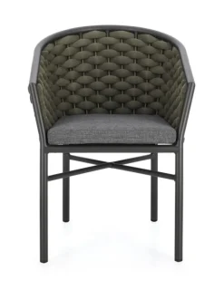 Hot Bizzotto SEDIA C-BR C-C MARGALIDA ANTRACITE/VERDE