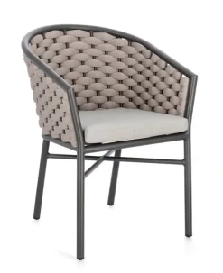 New Bizzotto SEDIA C-BR C-C MARGALIDA ANTRACITE/KHAKI