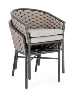 New Bizzotto SEDIA C-BR C-C MARGALIDA ANTRACITE/KHAKI