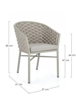 Discount Bizzotto SEDIA C-BR C-C MARGALIDA SATURN