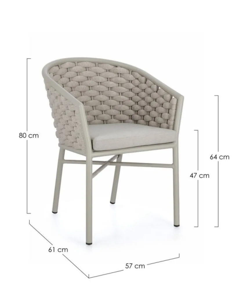 Bizzotto SEDIA C-BR C-C MARGALIDA SATURN